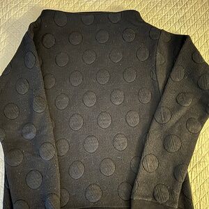 Anthropology/Postmark Dotted Funnel Neck Pullover